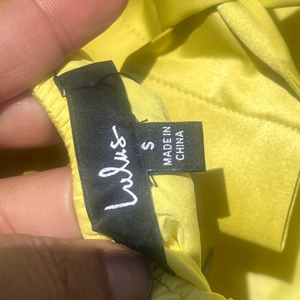Lulus Certainly Glorious Chartreuse Satin Backless Midi Slip Dress NWT - Picture 8 of 11